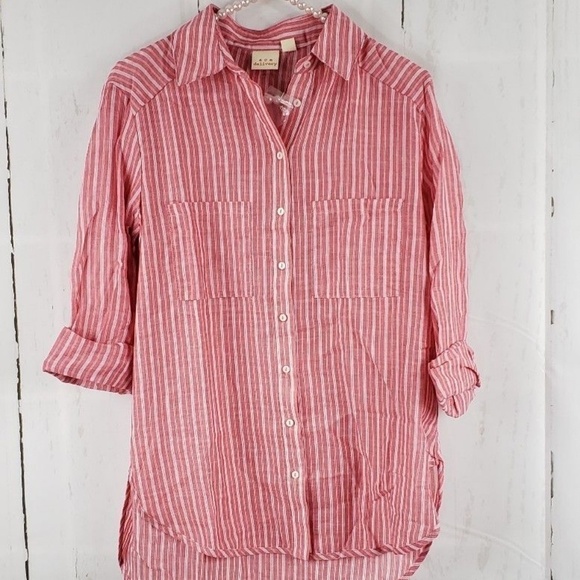NEW Ace Delivery Stripe Button Down Shirt - Picture 3 of 6
